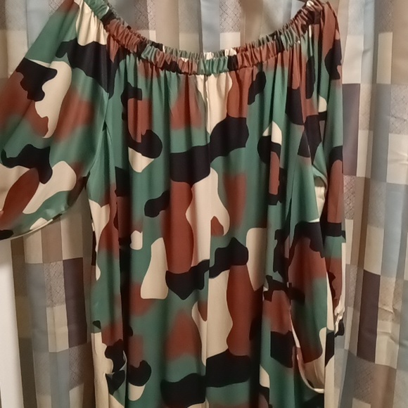 Unbranded camouflage design jumpsuit w elastic neck cuffs & hem and pockets 2XL - Picture 8 of 10